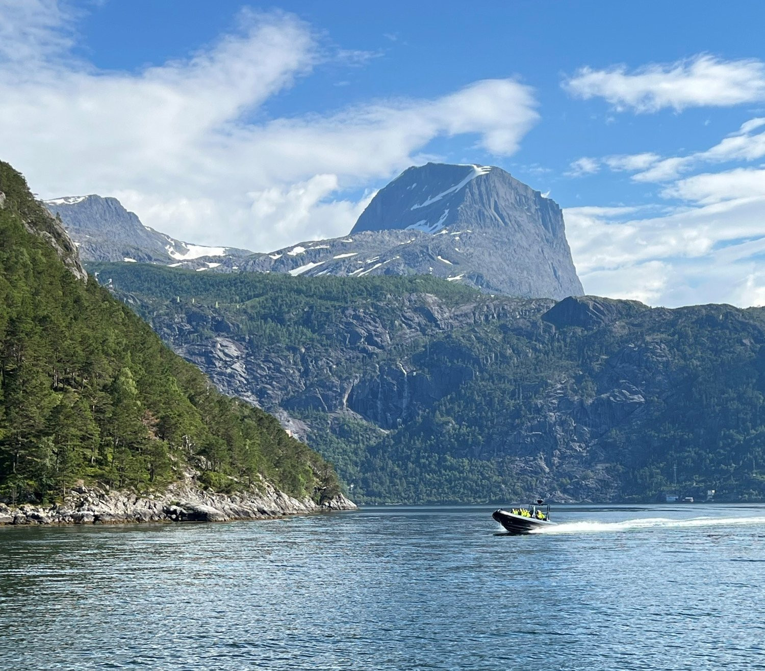 Nordfjordeid: Safari por el Eidsfjord (en RIB: lancha semirrígida)